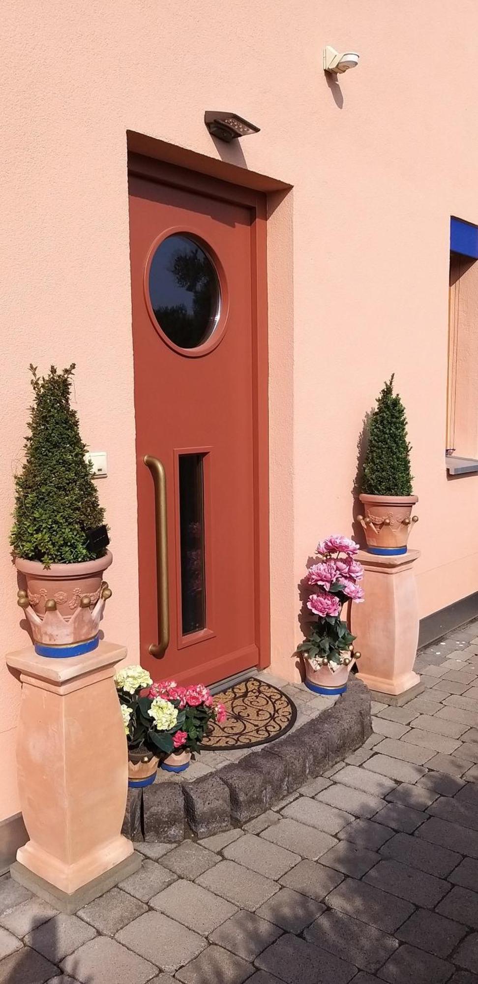 Maisonette-Ferienzimmer Am Backhausgarten フロンハイム エクステリア 写真